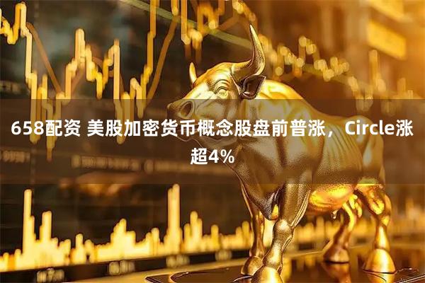 658配资 美股加密货币概念股盘前普涨，Circle涨超4%