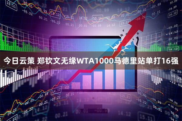 今日云策 郑钦文无缘WTA1000马德里站单打16强